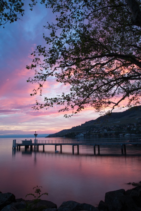 Coucher soleil Vevey  - 023